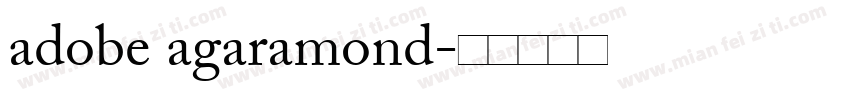 adobe agaramond字体转换